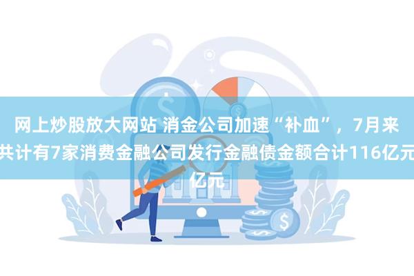 网上炒股放大网站 消金公司加速“补血”，7月来共计有7家消费金融公司发行金融债金额合计116亿元